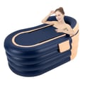 Miniatyrbillede 1 af 5: Oppustelig Badekar, Ergonomisk Rygstøtte, Hurtig Oppustning, Komfortabelt Design