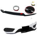 Miniatyrbillede 1 af 5: Front Bumper Lip, Sporty Design, Nem Installation,Glansende sort