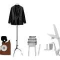 Miniatyrbillede 1 af 5: Mannequin, Metalmateriale, Højdejusterbar 140-160 cm, Overkropstype, Stativdesign, Ideel til skrædderarbejde