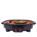 Miniatyrbillede 1 af 5: Multifunktionel integreret gryde, 2000W effekt, 3L kapacitet, 49x42x12 cm, non-stick belægning, serverer 5-6