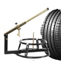Miniatyrbillede 1 af 5: Dækudskifter, Holdbar Stål Design, Bærbart Dækudskiftningsværktøj, Kompatibilitet med 16-21" Hjul