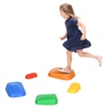Miniatyrbillede 1 af 5: Zonekiz Balance Stones, Multifarvet, 5-delt sæt, Letvægts og bærbar,Farverig