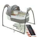 Miniatyrbillede 1 af 5: Baby Electric Shaking Bed, 3-hastigheds gynge, fjernbetjening, 10 kg kapacitet,GRÅ