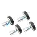 Miniatyrbillede 1 af 5: Jack Pad Løft, Gummi og Stål Konstruktion, 14cm Maks Diameter, Passer til SA40 og SA40-E, Bunden Diameter 50mm, Vejer 7.45kg
