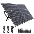 Miniatyrbillede 1 af 5: Solpanel, 100W effektudgang, høj effektivitet (23%), kompatibilitet med flere enheder, letvægts og foldbar, holdbar og vejrbestandig