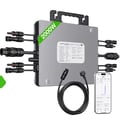 Miniatyrbillede 1 af 5: Mikro Inverter, 4 MPPT, Wi-Fi Forbindelse,2000W-AC kabel, 220-240V