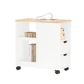 Miniatyrbillede 1 af 5: Printerbord, Pladsbesparende Design, Justerbar Opbevaring,HVID
