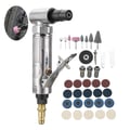 Miniatyrbillede 1 af 5: Trykluft vinkel slibemaskine, 20000 RPM høj hastighed, holdbar aluminiumlegering, 2.8 CFM luftforbrug, let 0.95 kg, alsidig til metal, træ, gummi
