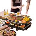 Miniatyrbillede 1 af 5: Indendørs Grill, 1300W, Non-Stick Belægning, 41,5*25,5 cm, Egnet til 6-8 Personer, Maksimal Temperatur 230°C