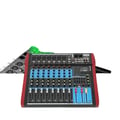 Miniatyrbillede 1 af 5: Lydmixer, 8-kanals konfiguration, Bluetooth lydinterface, USB lydsupport, Glatte faders, 3,7 kg vægt