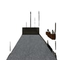 Miniatyrbillede 1 af 5: Gulvmåtte, 3x1,2m Dimensioner, 5mm Tykkelse, Skridsikker, Vandtæt, Farvebestandig