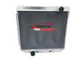 Miniatyrbillede 1 af 5: Radiator, Aluminiumkonstruktion, Kerne størrelse 545mm x 434mm x 52mm, Samlet størrelse 665mm x 460mm x 70mm, Indløbsdiameter 38mm