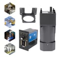 Miniatyrbillede 1 af 5: Induktionsmotor, 90W effekt, 220V vekselstrøm, 20K motorhastighedsforhold, akselstørrelse 1.2*2.8cm, dimensioner 16.5*9*9cm