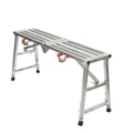 Miniatyrbillede 1 af 5: Foldbar arbejdsplatform, justerbar højde 60-90 cm, belastningskapacitet 200 kg, kompakt design, holdbar aluminiumslegering