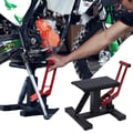 Miniatyrbillede 1 af 5: Motorcykellift, 150 kg belastningsevne, justerbar højde 33,5-46 cm, jernkonstruktion, letvægts 6,4 kg