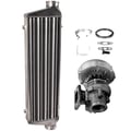 Miniatyrbillede 1 af 5: Turbo Kit, understøtter op til 420 HK, kompatibel med 4/6 cylindermotorer, intercooler dimensioner: 27 x 7 x 2.5