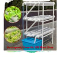 Miniatyrbillede 1 af 5: Hydroponisk Vækstsysten, 108 Plantepladser, 3 Lag, Dimensioner 100×50×102cm, Slangelængde 1,2m, PVC-U Materiale