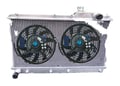 Miniatyrbillede 1 af 5: Radiator, Aluminium, Kerne Størrelse 638mm x 320mm x 52mm, Samlet Størrelse 660mm x 420mm x 60mm, Indgang/Udgang 32mm