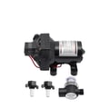 Miniatyrbillede 1 af 5: Vandpumpe, 12V, 3,0 GPM flowrate, 55 PSI maks. tryk, dimensioner 21,2 x 12,45 x 10,975 cm, støjniveau 60 dB