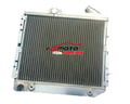 Miniatyrbillede 1 af 5: Radiator, Aluminium, Kerne Størrelse 310mm x 388mm x 36mm, Indløbsdiameter Φ32mm, Udløbsdiameter Φ32mm
