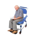 Miniatyrbillede 1 af 5: Multifunktionel Toilet- og Bruse Stol, Maksimal Belastning 125 kg, Produktstørrelse 62 x 59 x 100 cm, Sæde Dimensioner 42 x 43 cm