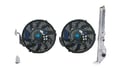 Miniatyrbillede 1 af 5: Radiator og ventilator samling, aluminium konstruktion, kerne størrelse: 535mm x 368mm x 40mm, samlet størrelse: 678mm x 442mm x 96mm