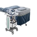 Miniatyrbillede 1 af 5: Medicinsk vogn, 44*36*76 cm dimensioner, 1 skuffe, 2 bakker, 60 kg belastningskapacitet, 4 universelle hjul