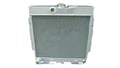 Miniatyrbillede 1 af 5: Radiator, Aluminium, Kerne Størrelse 538mm x 460mm x 42mm, Samlet Størrelse 654mm x 600mm x 146mm, Indløbs/Udløbs Diameter 38mm, 3 Række Design