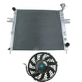 Miniatyrbillede 1 af 5: Radiator, Aluminium, Kerne Størrelse 21.5" × 23.2" × 1.6", Kompatibilitet JEEP GRAND CHEROKEE WJ/WG 4.7L V8 (1999-2005), Øget Kølekapacitet 30%