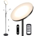 Miniatyrbillede 1 af 5: Gulvlampe, Justerbar Lysstyrke, Dobbelt Lyskilder,EU stik
