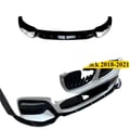 Miniatyrbillede 1 af 5: Front Bumper Lip Spoiler, Fremstillet af ABS Plast, Passer til SUV-modeller, Glanssort Finish, Designet til M-Sport, Vejrbestandig