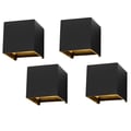 Miniatyrbillede 1 af 5: LED Væglampe, Justerbar Lysstråle, Moderne Design,4Pcs, 7W, Varm Hvid (2700-3500K)