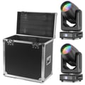 Miniatyrbillede 1 af 3: Flight Case, Dimensioner 63 x 38 x 63 cm, Vægt 18,6 kg, Kompatibilitet for (2) 200W LED Beam Lights, Strømkilde DC, Spænding 90-240V