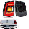 Miniatyrbillede 1 af 5: Baglygtesamling, ABS-plast, 12V, 35 watt, sekventiel blinklys, IP67 vandtæt