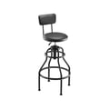 Miniatyrbillede 1 af 5: Shop Stool, Robust kulstofstålramme, Justerbar højde 40,6-44,9 tommer, Understøtter 300 lbs, 360° drejelig, Skridsikre fodpuder