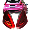 Miniatyrbillede 1 af 5: LED Baglygter, ABS Plastikhus, 35 Watt, 12V Spænding, 3400LM Lumen, Sekventiel Blinklys