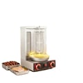 Miniatyrbillede 1 af 5: Gas Shawarma Maskine, 3000W Effekt, 220V Spænding, Temperaturinterval RT-300 °C, Dimensioner 29,5*30*48,5cm, Bakke Størrelse 29,5*13*2,3cm