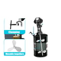 Miniatyrbillede 1 af 5: Pneumatisk Mixer, 50-gallon Kapacitet, 304 Rustfrit Stål, 50-2000 RPM Hastighed, Blande Stang Længde 88 cm, Arbejdstryk 1-3 kg