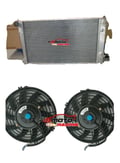 Miniatyrbillede 1 af 5: Radiator, Aluminium, Kerne Størrelse 368mm x 605mm, Samlet Størrelse 402mm x 756mm, Kompatibilitet SAAB 9-5 1997-2010, Kølekapacitet Øget 30%
