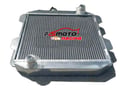 Miniatyrbillede 1 af 5: Radiator, Legeret Aluminium, Kerne Størrelse 415 mm x 355 mm x 56 mm, Samlet Størrelse 500 mm, Kompatibilitet Ford Capri MKII 2600/2800 V6