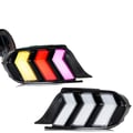 Miniatyrbillede 1 af 5: Baglygtesamling, Plastik, Klar Linse, Kompatibilitet: Ford Mustang 2015-2023, Lumen: 3400LM, Spænding: 12V