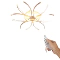 Miniatyrbillede 1 af 5: Loftlampe, Fjernbetjening, Dæmpbare Funktioner,HVID, ændrebar, 80x80x8.3cm