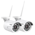 Miniatyrbillede 1 af 5: Sikkerhedskamera, 3MP opløsning, natvision op til 100ft, IP66 vejrbestandig, kompatibel med forskellige NVR-systemer