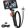 Pikkukuva 1 / 5: Artikuloiva Borescope-kamera, Linssin halkaisija 6,4 mm, Kaapelin pituus 4,9 jalkaa, Näyttötyyppi 5" IPS-näyttö, Linssin resoluutio 1920 x 1080