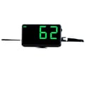 Miniatyrbillede 1 af 5: GPS Speedometer, Plastmateriale, Dimensioner 105mm x 59mm x 16.5mm, Universel Kompatibilitet, Realtids Hastighedsdetektion, Justerbar Lysstyrke Skærm