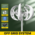 Pikkukuva 2 / 2: Tuuliturbiini, Tehokas energiankäyttö, Monipuoliset asennusvaihtoehdot, Pystyakseli, Off Grid System-a, 1000W-d, 12V