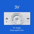 Pikkukuva 2 / 2: SMD-lamppupallot, korkea kirkkaus, optinen linssisuodatin,Neliölinssi(3V), 200kpl