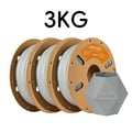 Miniatyrbild 2 av 2: PLA Filament, 1,75 mm Diameter, Högkvalitativt Material,Grå-3kg