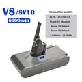 Pikkukuva 2 / 2: Akun vaihto, 4000mAh / 6000mAh kapasiteetti, yhteensopiva V8-mallien kanssa, V8 6000mAh