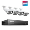Miniatyrbild 2 av 2: CCTV-system, 8MP-upplösning, mörkerseende, LILA, Ej-c